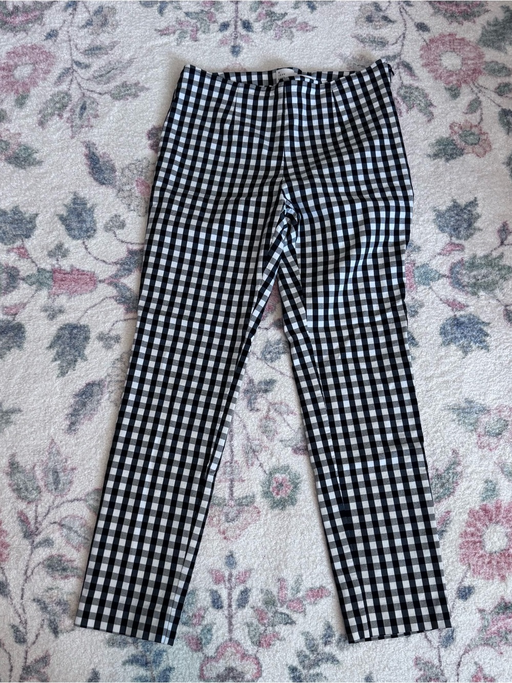 Target Black and White Gingham Slim Pants